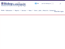 Tablet Screenshot of bishopinc.com